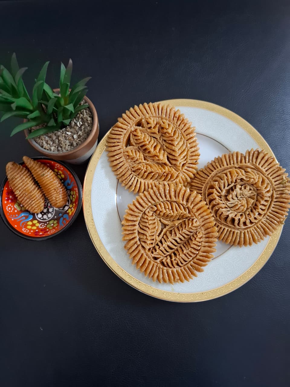 Traditional Bengali Nokshi Pitha